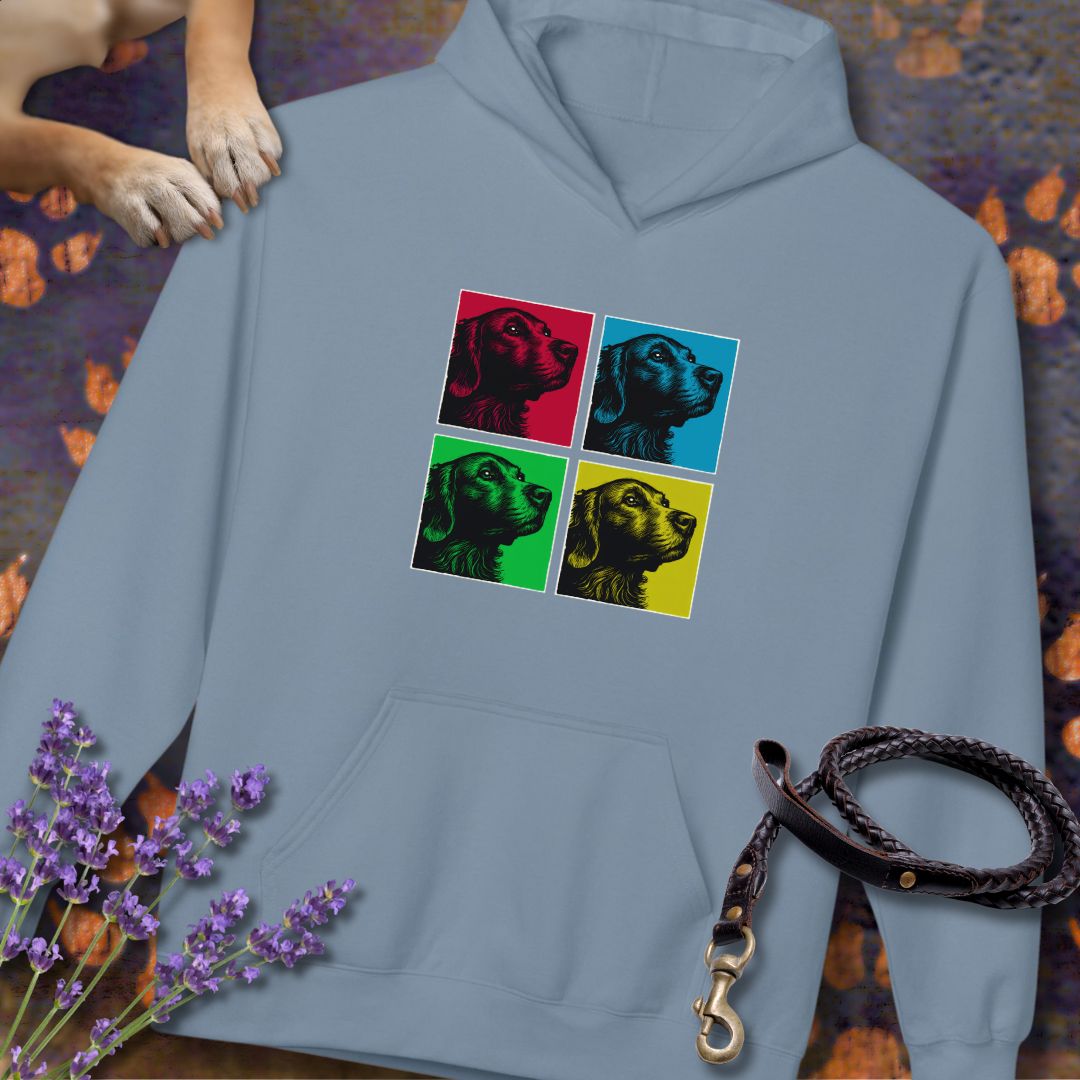 Pop Art Golden Retriever - Unisex Modern Fit Hoodie