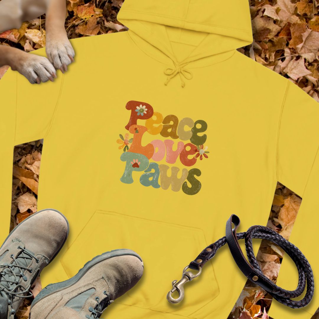 Peace Love Paws – Unisex Classic Fit Hoodie