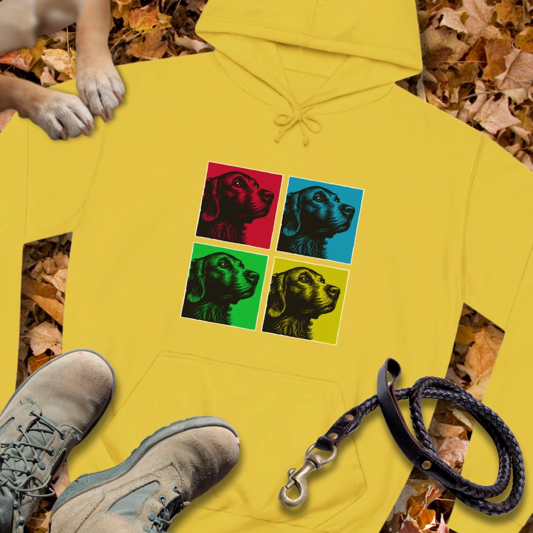 Pop Art Golden Retriever - Unisex Classic Fit Hoodie