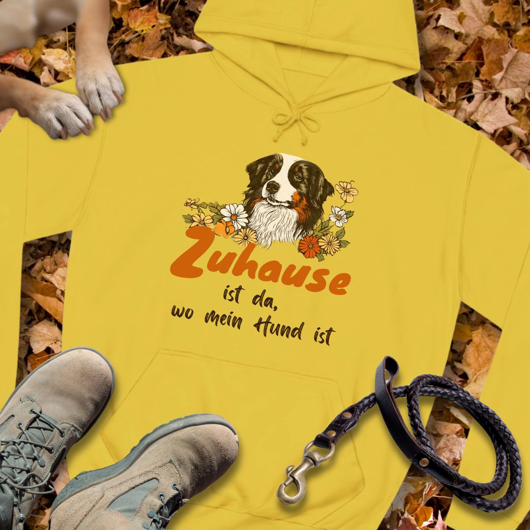 Zuhause ist da wo mein Hund ist - Australian Shepherd - Unisex Classic Fit Hoodie