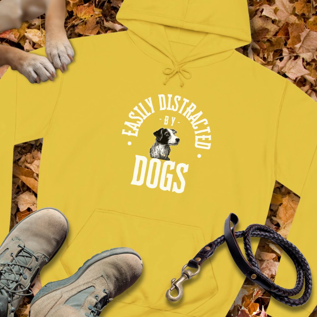 Easily Distracted by Dogs - Unisex Classic Fit Hoodie