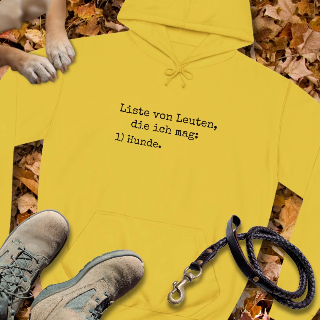 Liste von Leuten, die ich mag - Unisex Classic Fit Hoodie