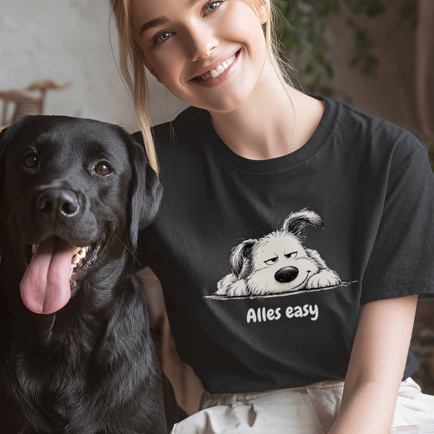 T-Shirt des Monats Juli Alles easy - Modern Fit - Weich & Leicht