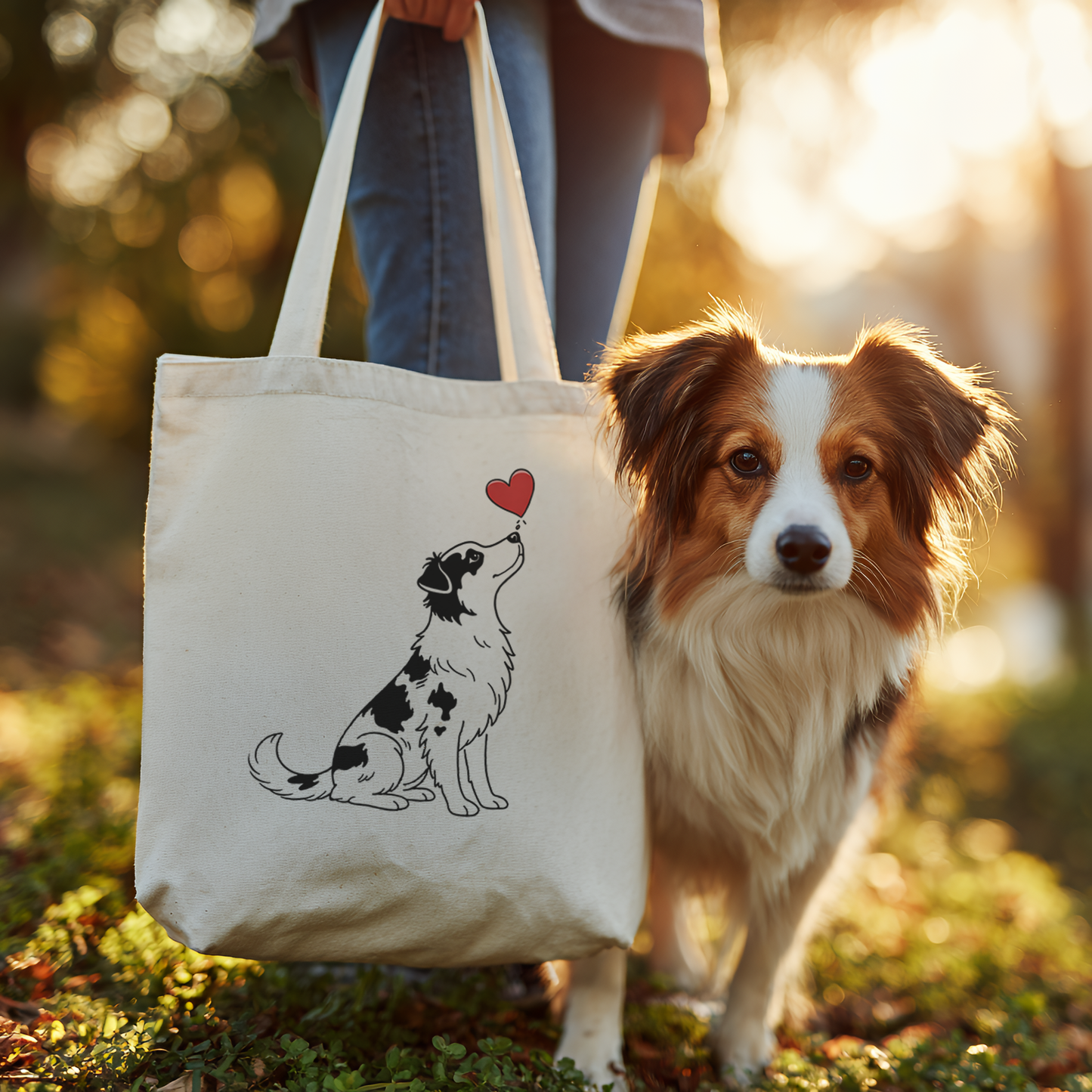 Herzenshunde - Australian Shepherd - Tasche