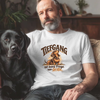 Tiefgang Ist Keine Frage Von Größe - T-Shirt Classic Fit - Bequemer Klassiker
