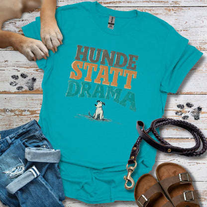 Hunde statt Drama -T-Shirt Unisex Classic Fit - Bequemer Klassiker