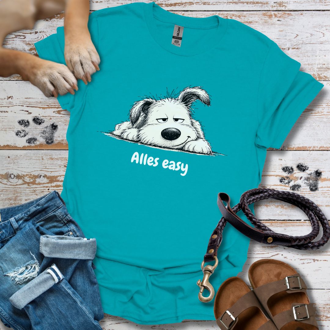 T-Shirt des Monats Juli - Alles easy - Classic Fit - Bequemer Klassiker