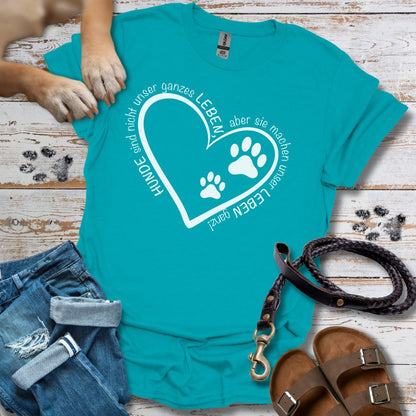 Hunde machen unser Leben ganz - T-Shirt Classic Fit - Bequemer Klassiker