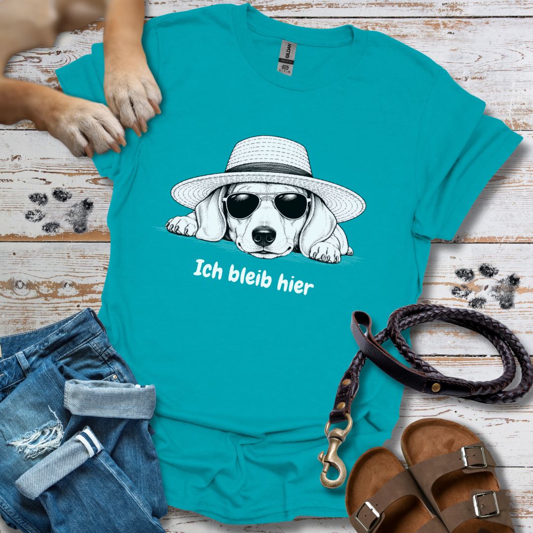 T-Shirt des Monats August - Ich bleib hier - Classic Fit - Bequemer Klassiker