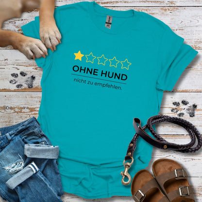 Ohne Hund Rezension - T-Shirt Unisex Classic Fit - Bequemer Klassiker