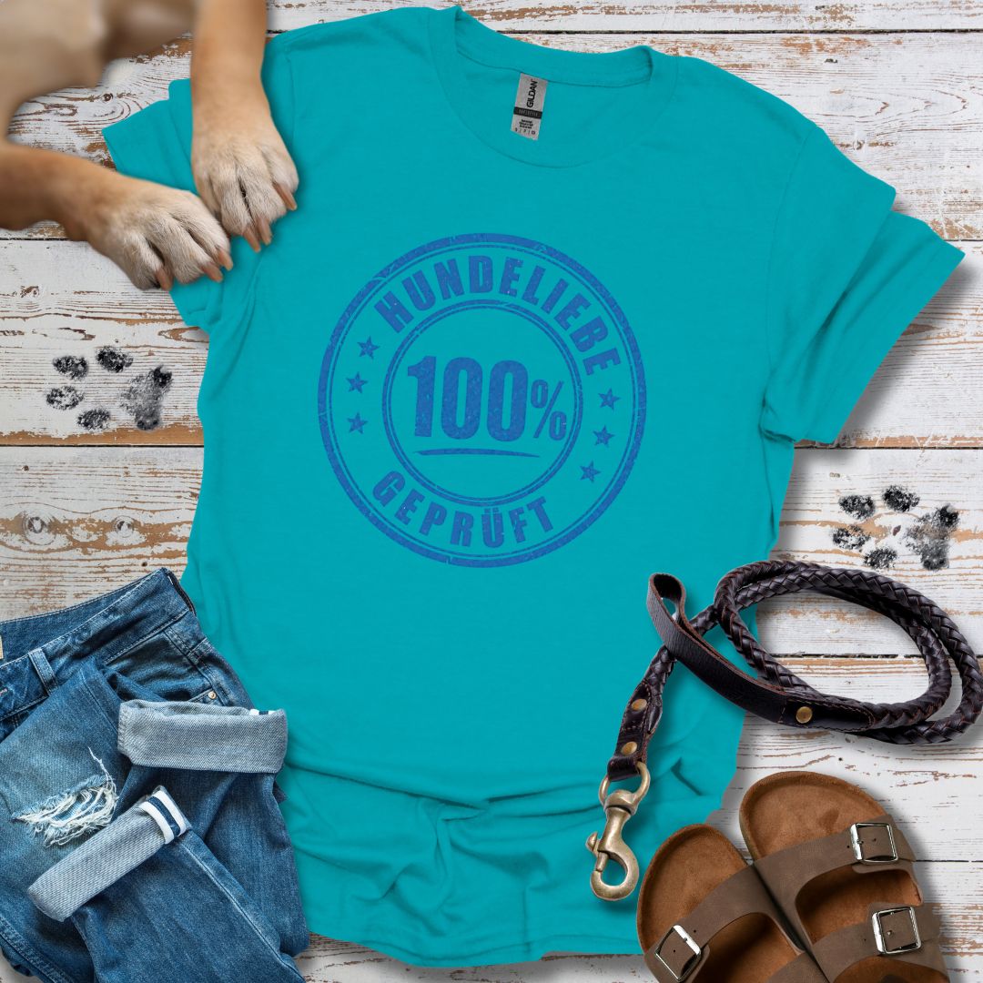 100% Hundeliebe - T-Shirt Unisex Classic Fit - Bequemer Klassiker