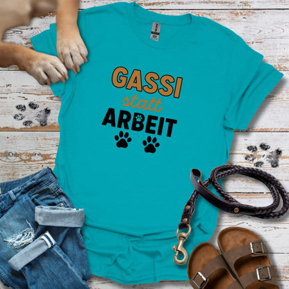 Gassi statt Arbeit - T-Shirt Unisex Classic Fit - Bequemer Klassiker
