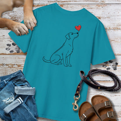 Herzenshunde - Ridgeback - Vorne & Hinten - T-Shirt Classic Fit - Bequemer Klassiker