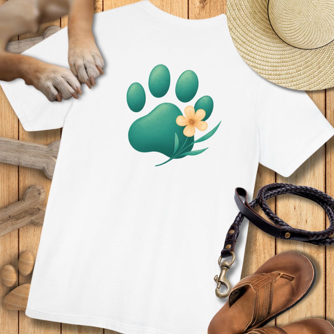T-Shirt des Monats März "Frühlingspfote" - T-Shirt Unisex Modern Fit - Weich & Leicht