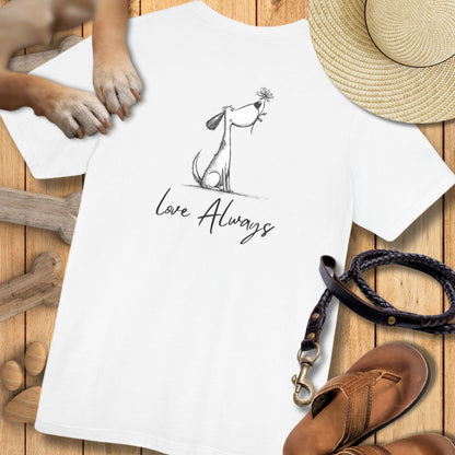 Love Always -  Vorne & Hinten - T-Shirt Unisex Modern Fit - Weich & Leicht