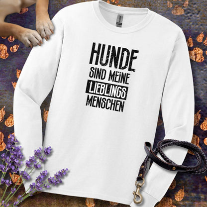 Hunde sind meine Lieblingsmenschen - Unisex Longsleeve Classic Fit