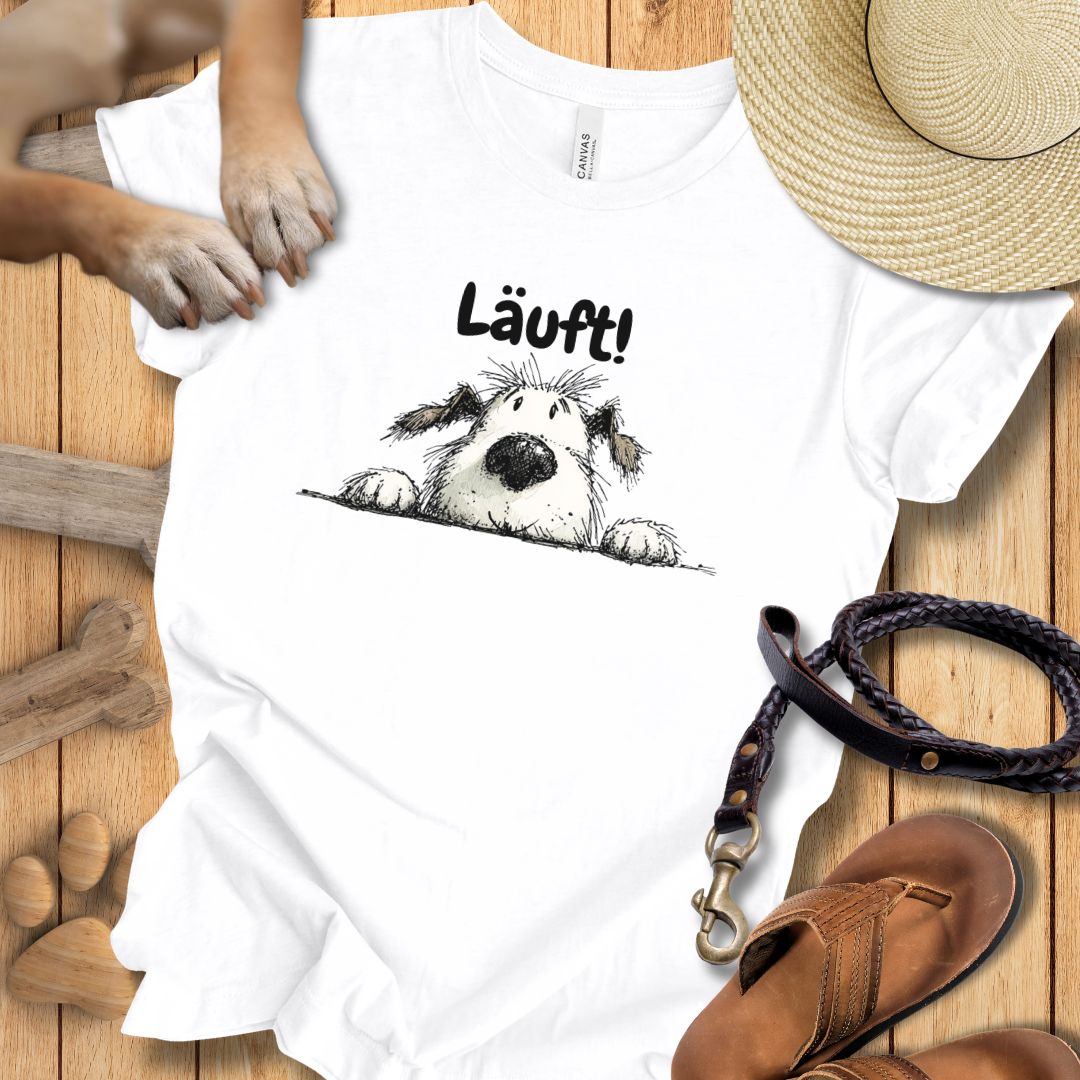 Läuft! - T-Shirt Unisex Modern Fit Weich & Leicht