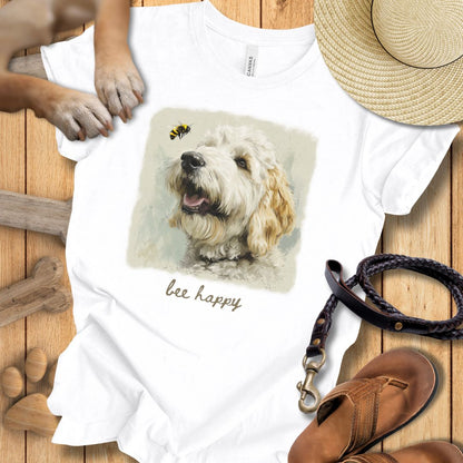 Bee Happy - T-Shirt Unisex Modern Fit - Weich & Leicht