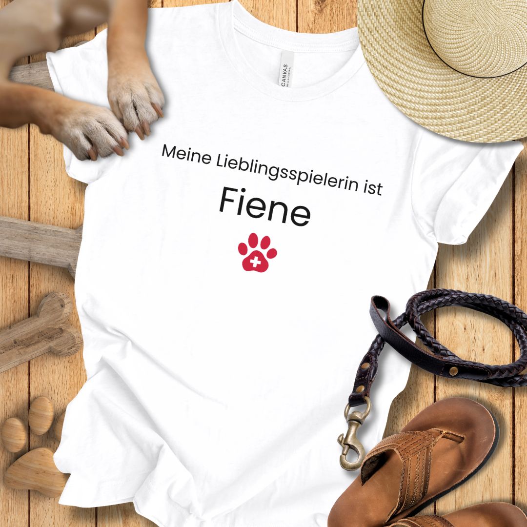 Lieblingsspielerin CH Personalisierbar - WM-Edition - Modern Fit - Weich & Leicht