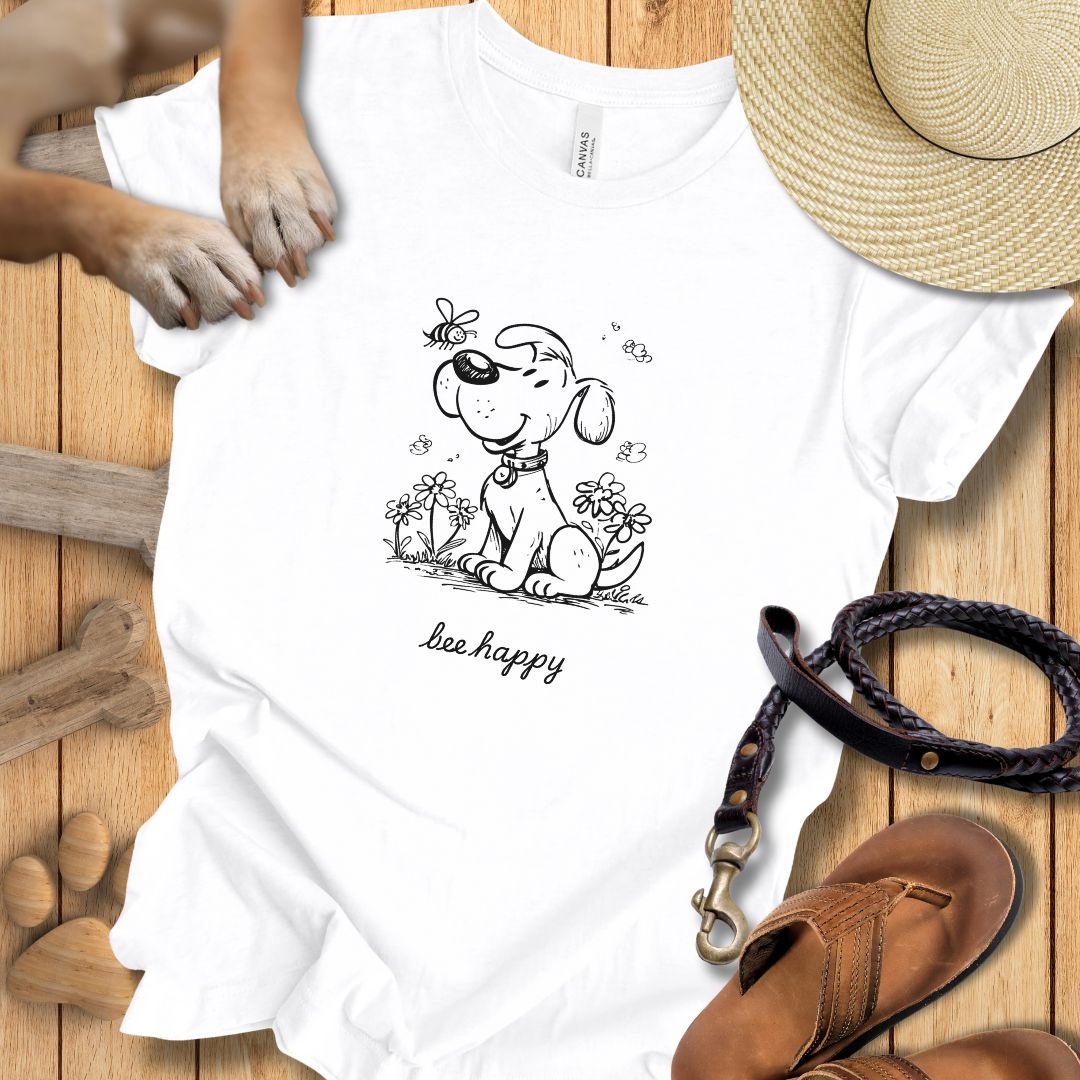 Bee happy - T-Shirt Damen Slim Fit
