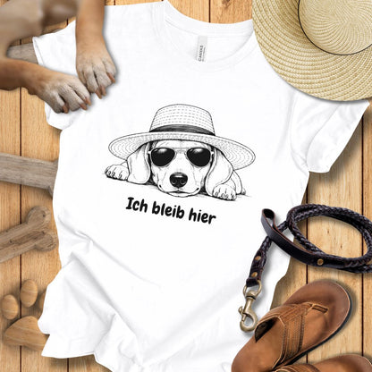 T-Shirt des Monats August - Ich bleib hier - Modern Fit - Weich & Leicht