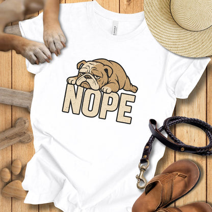 Nope - T-Shirt Unisex Modern Fit - Weich & Leicht