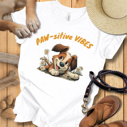 Paw-sitive Vibes 2 - T-Shirt Unisex Slim Fit
