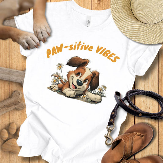 Paw-sitive Vibes 2 - T-Shirt Unisex Slim Fit