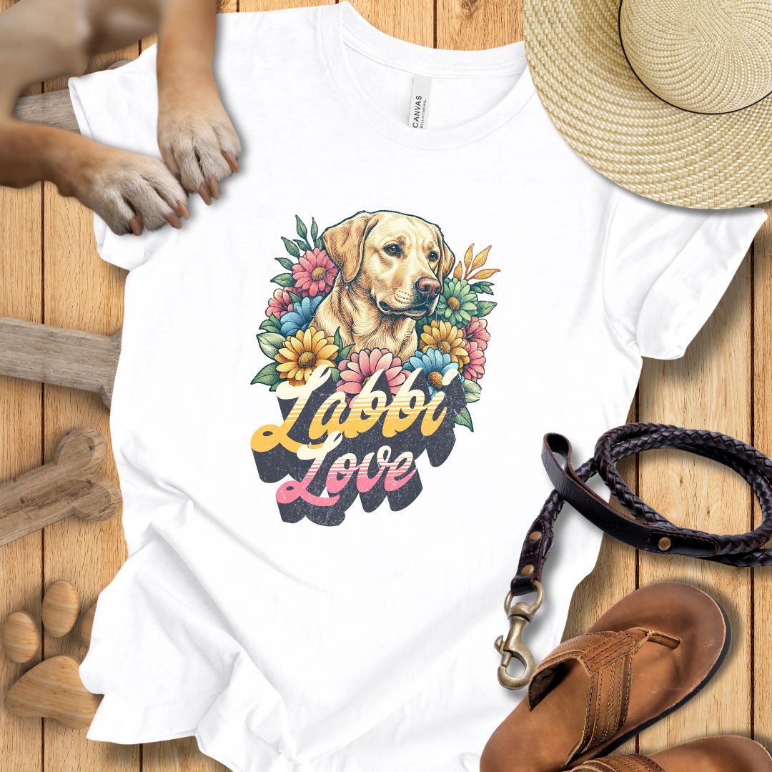 Labbi Love - Labrador - T-Shirt Unisex Modern Fit - Weich & Leicht