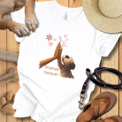 Friends Forever High Five - T-Shirt Unisex Modern Fit - Weich & Leicht