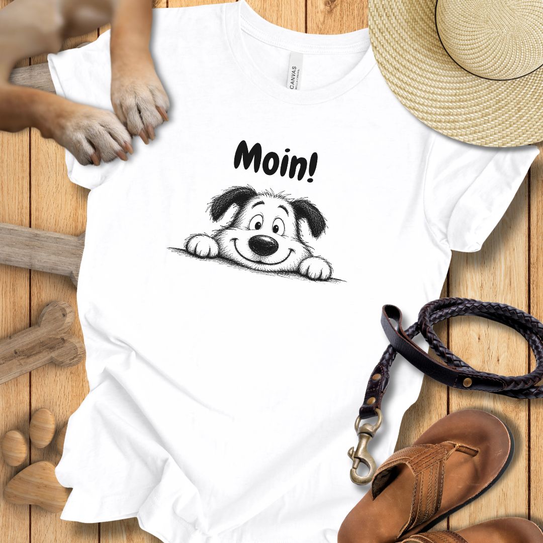 Moin! - Premium T-Shirt Modern Fit Weich & Leicht
