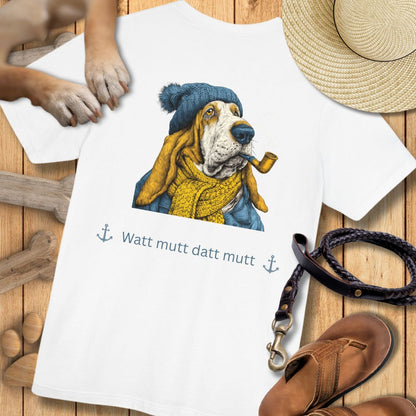 Watt mutt datt mutt - Vorne & Hinten - T-Shirt Unisex Modern Fit Premium Qualität