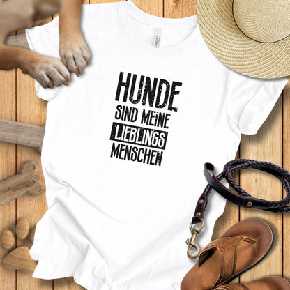 Hunde Sind Meine Lieblingsmenschen - T-Shirt Unisex Modern Fit Premium Qualität