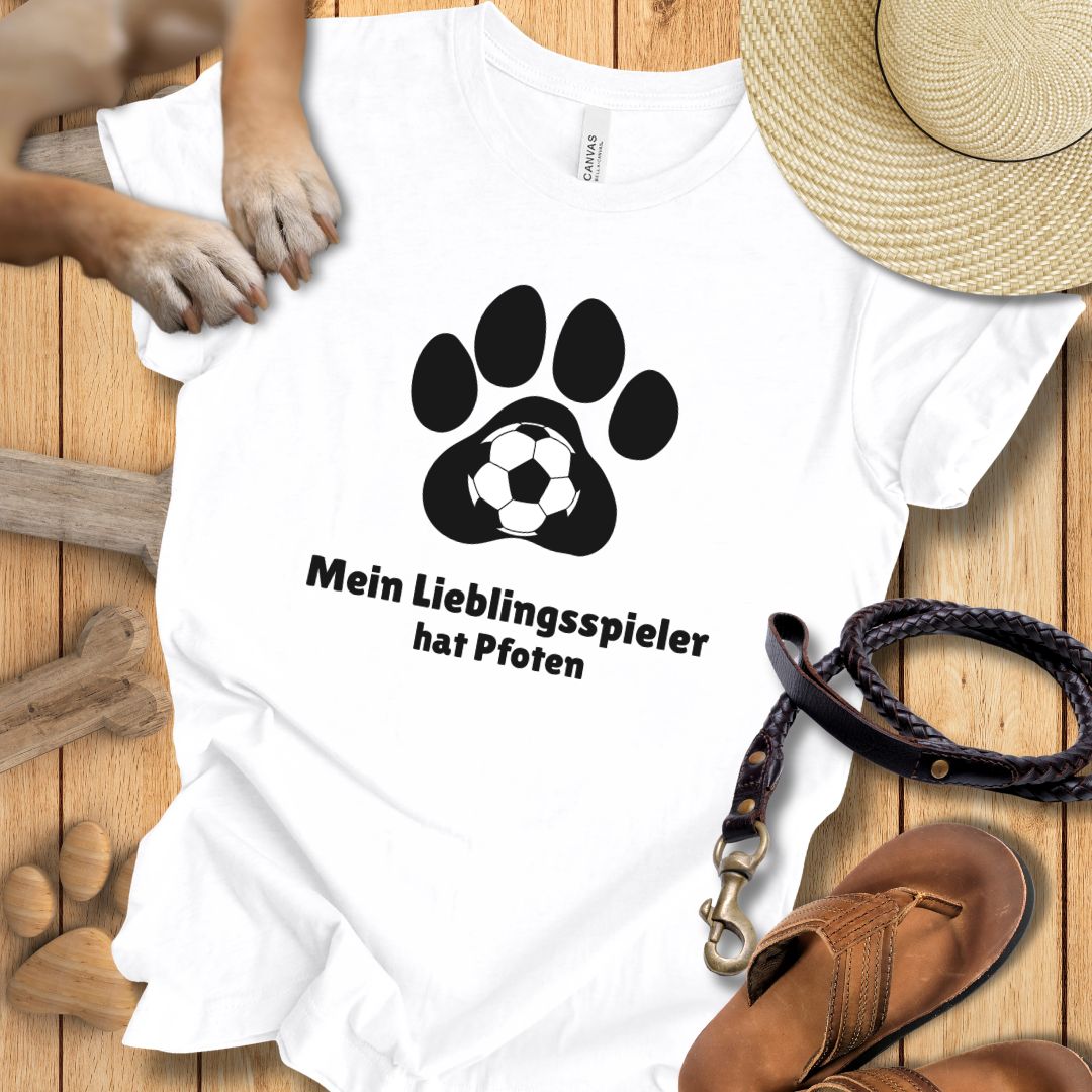 Mein Lieblingsspieler hat Pfoten - WM-Edition - T-Shirt Unisex Modern Fit - Weich & Leicht