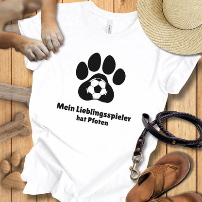 Mein Lieblingsspieler hat Pfoten - WM-Edition - T-Shirt Unisex Modern Fit - Weich & Leicht