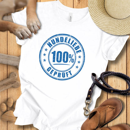 100% Hundeliebe - T-Shirt Unisex Modern Fit - Weich & Leicht