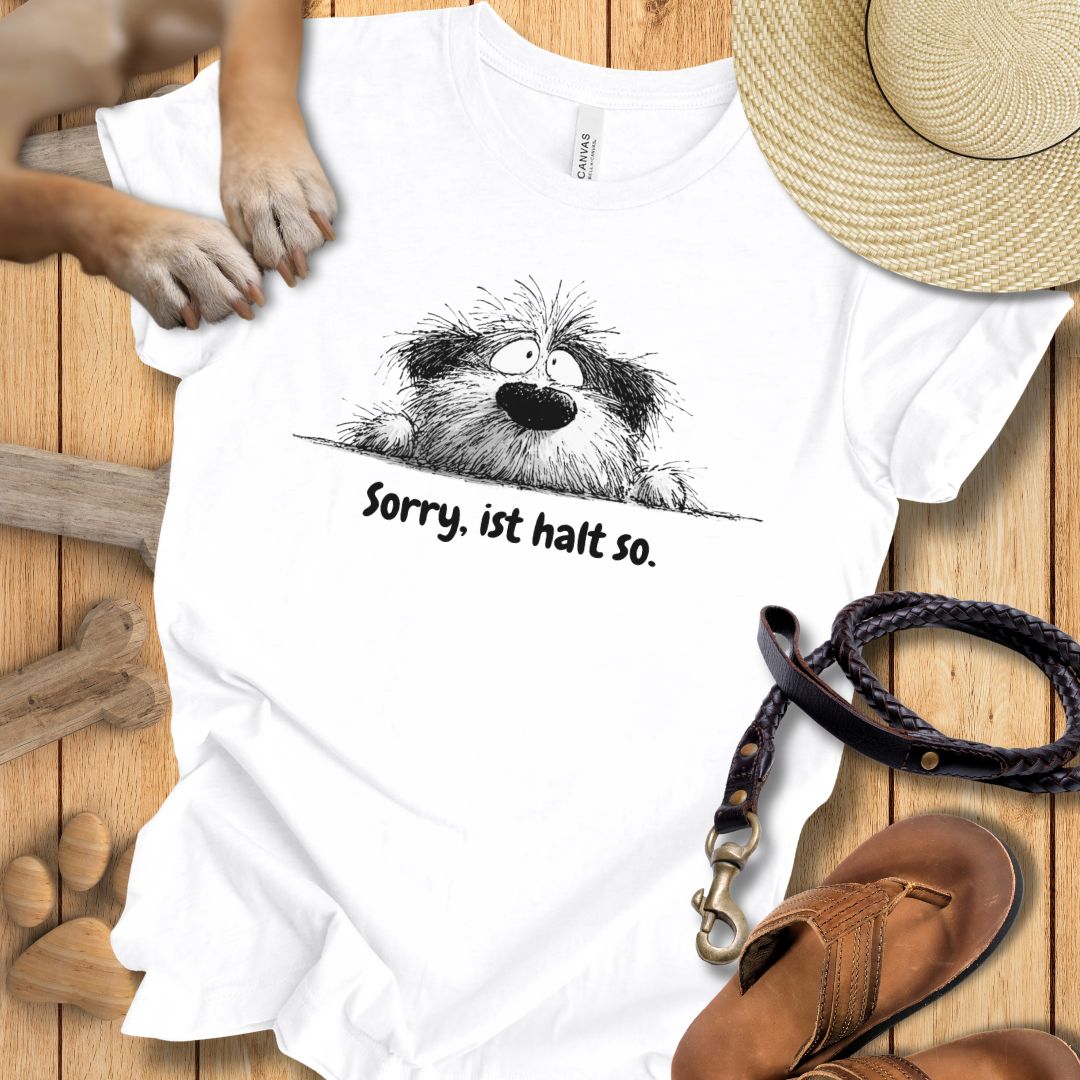 Sorry, ist halt so - Premium T-Shirt Modern Fit - Weich & Leicht