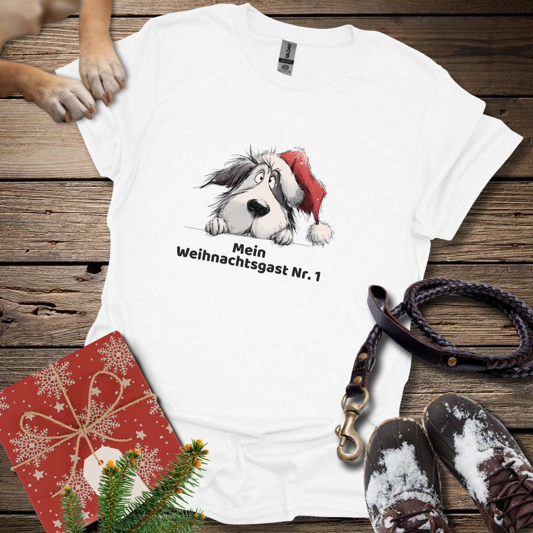 T-Shirt des Monats Dezember "Mein Weihnachtsgast Nr. 1" - T-Shirt Unisex Classic Fit - Bequemer Klassiker
