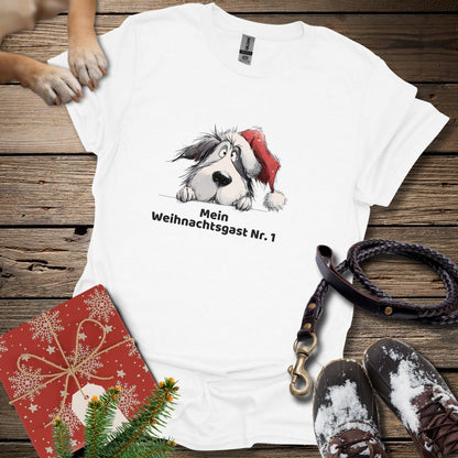 T-Shirt des Monats Dezember "Mein Weihnachtsgast Nr. 1" - T-Shirt Unisex Classic Fit - Bequemer Klassiker