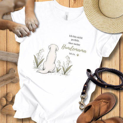T-Shirt des Monats Mai "Hundemama - leise Liebe" - T-Shirt Unisex Modern Fit - Weich & Leicht