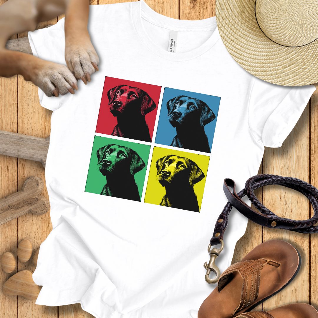 Pop Art Labrador - T-Shirt Unisex Slim Fit