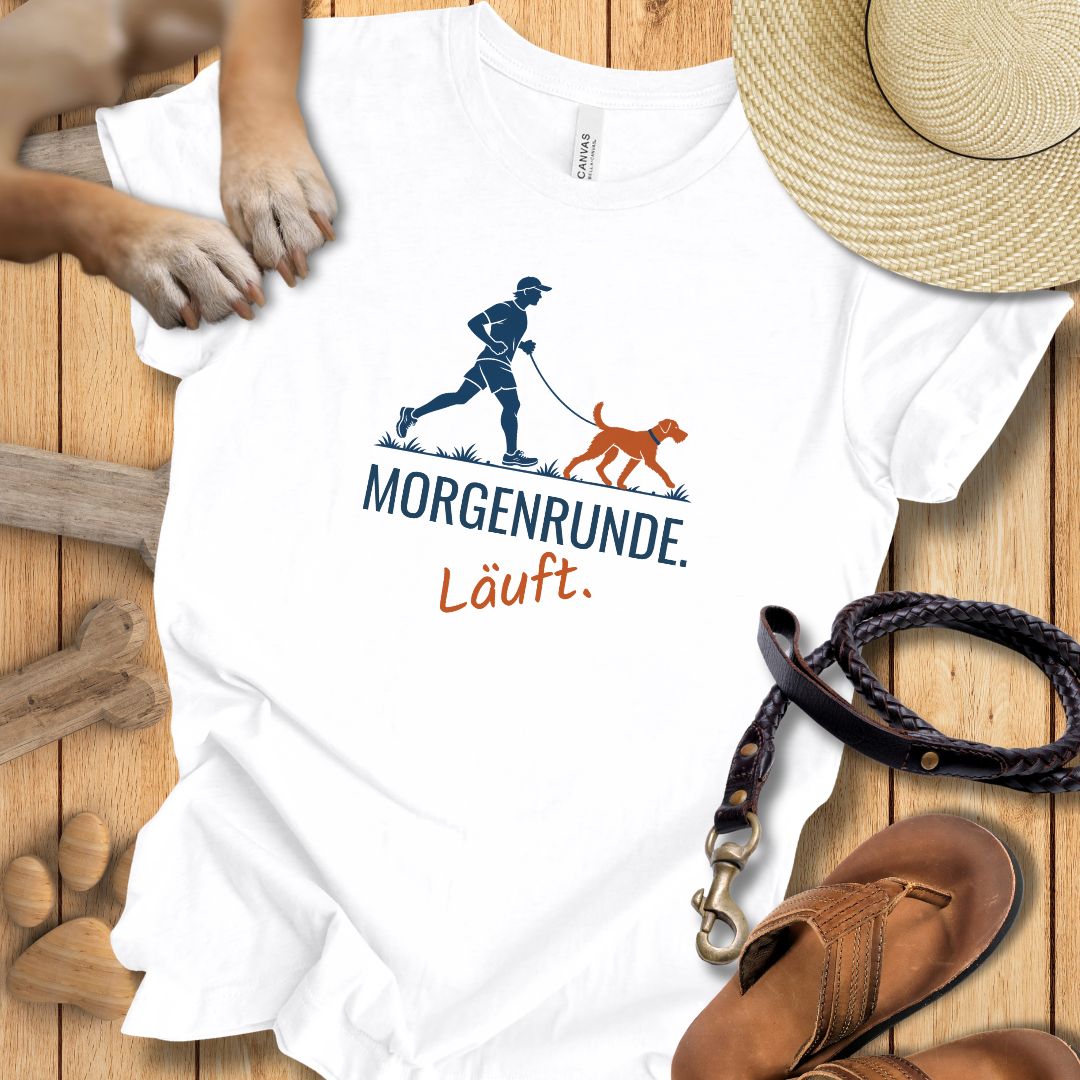 Morgenrunde Mann - Premium T-Shirt Modern Fit - Weich & Leicht