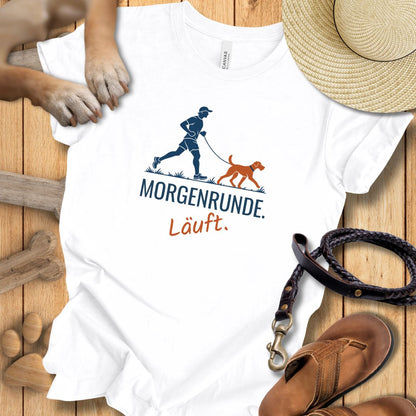 Morgenrunde Mann - Premium T-Shirt Modern Fit - Weich & Leicht