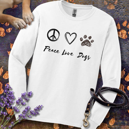 Peace Love Dogs - Unisex Longsleeve Classic Fit