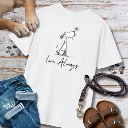Love Always - Vorne & Hinten - T-Shirt Unisex Classic Fit - Bequemer Klassiker