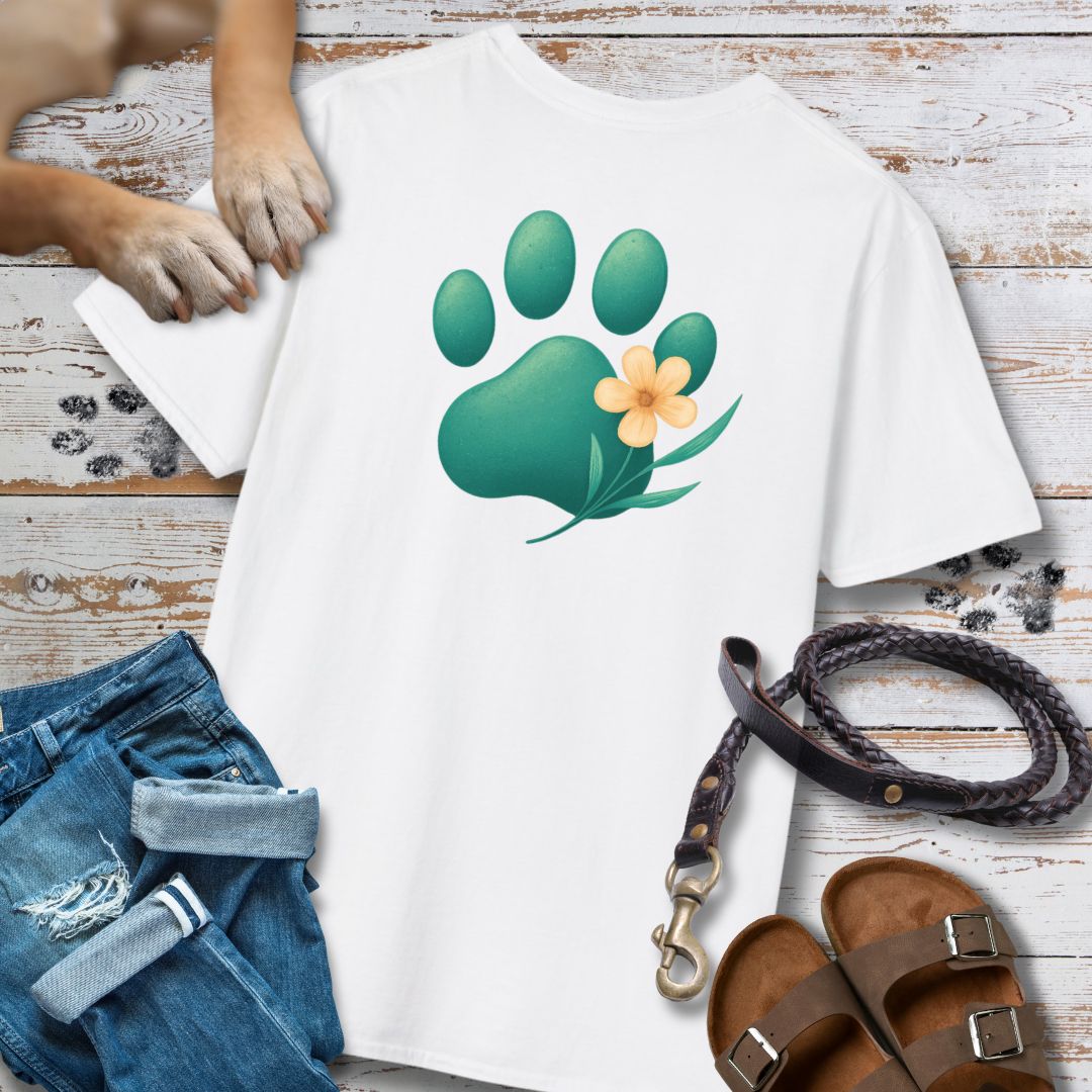 T-Shirt des Monats März "Frühlingspfote" - T-Shirt Unisex Classic Fit - Bequemer Klassiker