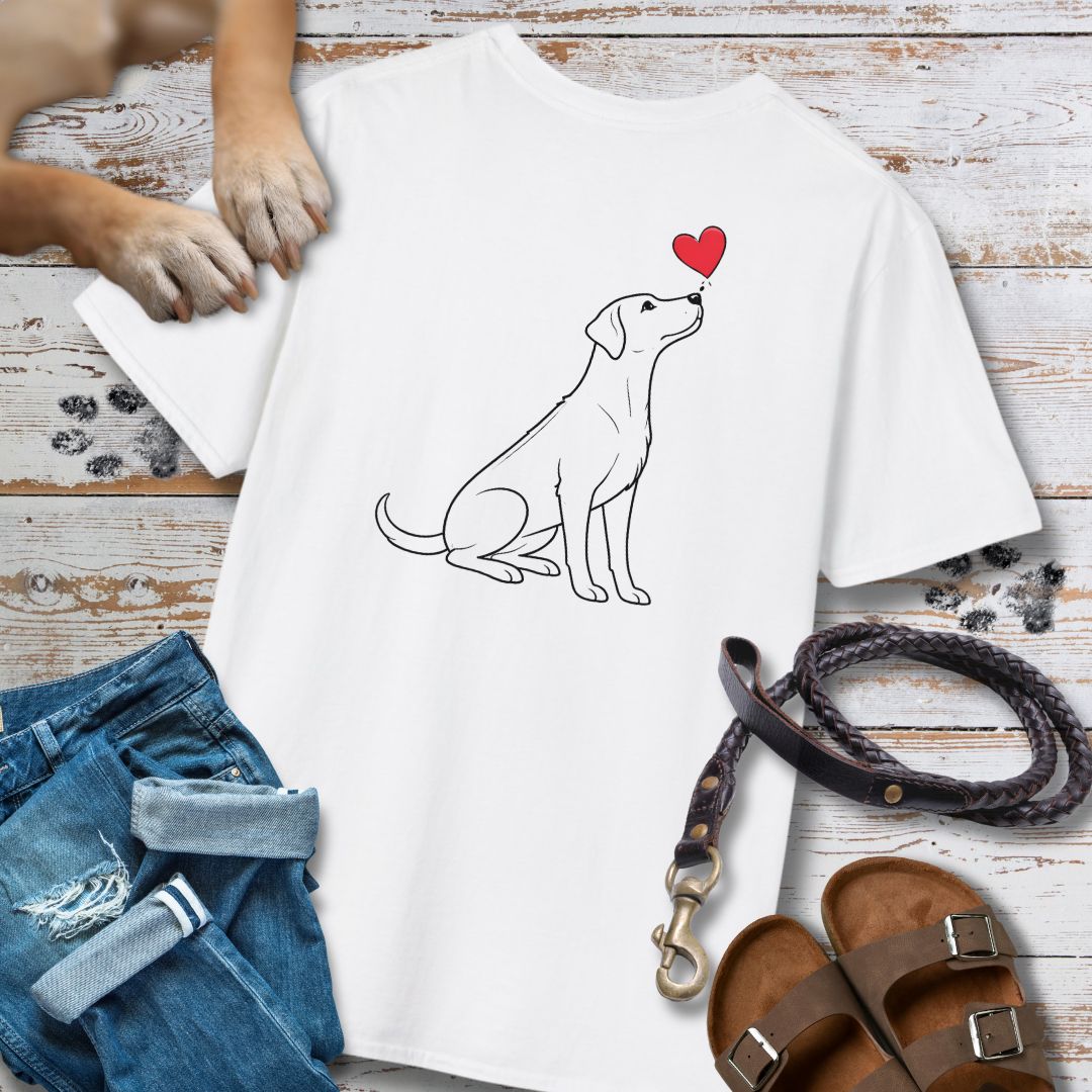Herzenshunde - Ridgeback - Vorne & Hinten - T-Shirt Unisex Classic Fit - Bequemer Klassiker