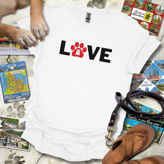 Love Pfote - Hamburg - T-Shirt Unisex Relaxed Fit