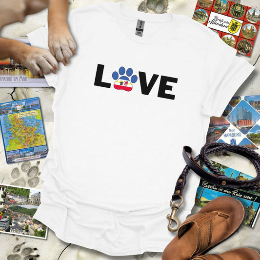 Love Pfote - Mecklenburg-Vorpommern - T-Shirt Unisex Relaxed Fit