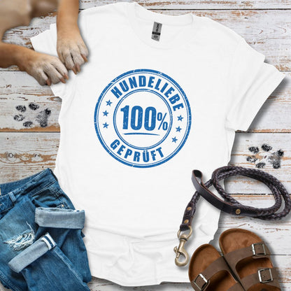 100% Hundeliebe - T-Shirt Unisex Classic Fit - Bequemer Klassiker